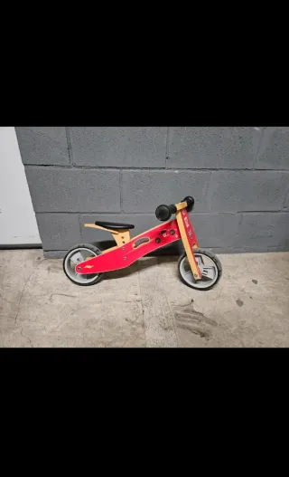 Bicicleta de equilibrio madera niño