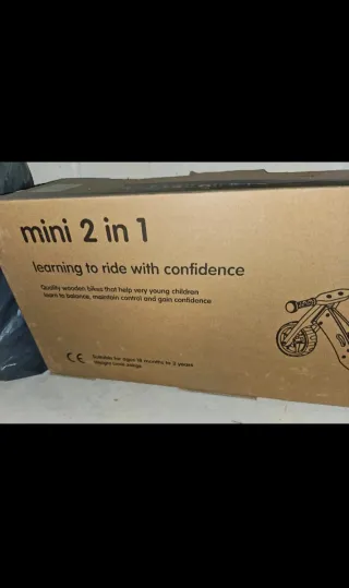 Bicicleta de equilibrio madera niño