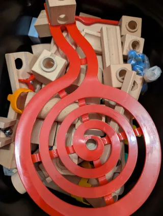 Circuito Canicas Madera