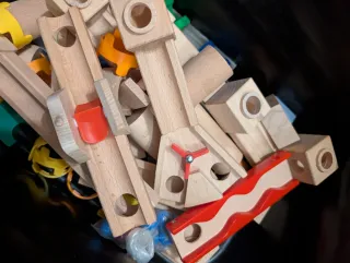 Circuito Canicas Madera