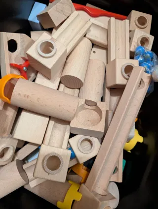 Circuito Canicas Madera