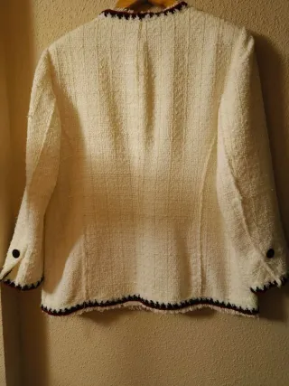 Chaqueta Zara Tweed Talla XL