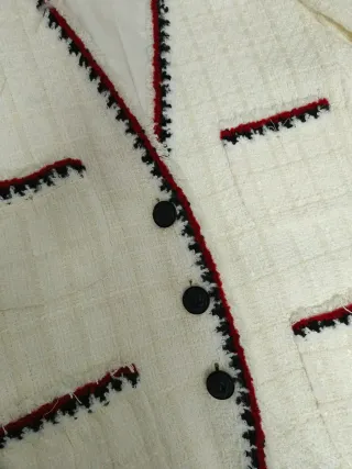 Chaqueta Zara Tweed Talla XL