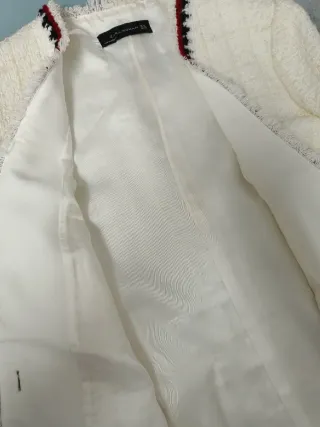 Chaqueta Zara Tweed Talla XL