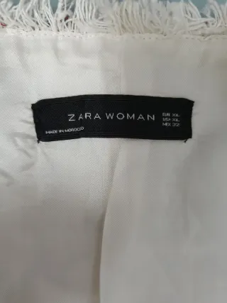 Chaqueta Zara Tweed Talla XL