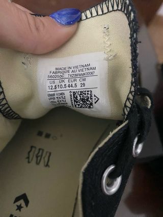 Converse plataforma hombre negras