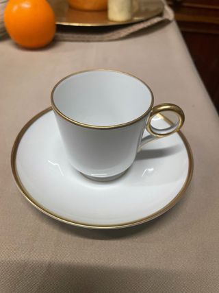 Conjunto Loiça Porcelana Dourada