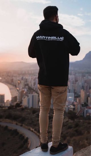 Sudadera Gris MARLIN BLUE