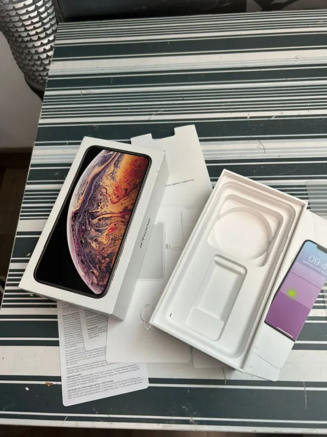 Caja vacía para iPhone XS Max 256 Gb Gold