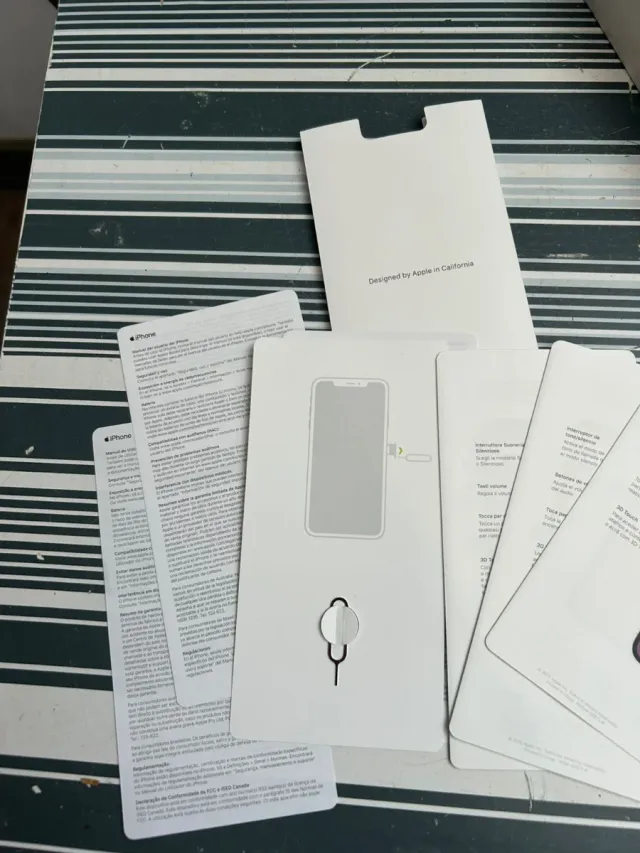 Caja vacía para iPhone XS Max 256 Gb Gold