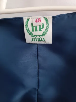 Traje de corto campero mujer azul