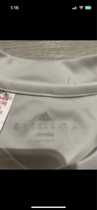 Camiseta Adidas blanca transpirable