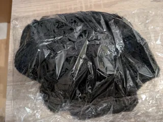 Gorro invierno pelo negro con orejeras