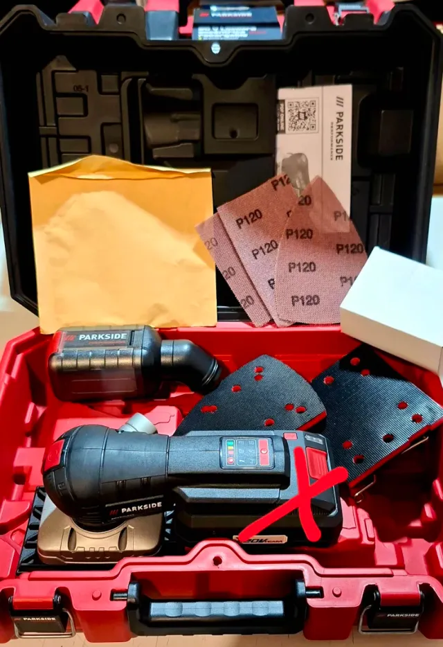 Levigatrice Orbitale 20v Parkside Performance