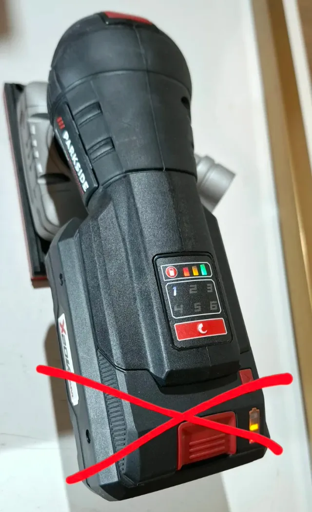 Levigatrice Orbitale 20v Parkside Performance