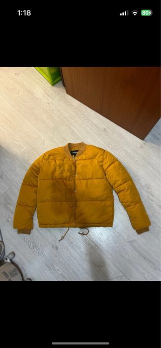 Pull and Bear Chaqueta Bomber Mostaza