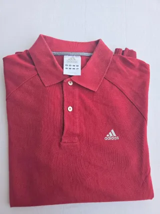 Polo Adidas Invernale Rosso