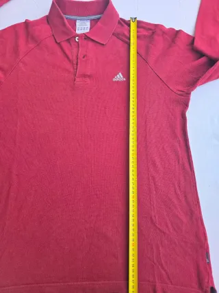 Polo Adidas Invernale Rosso