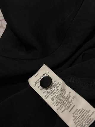 Blusa Stradivarius Negra Manga Larga