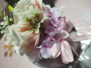 Bon bon floreale tessuto