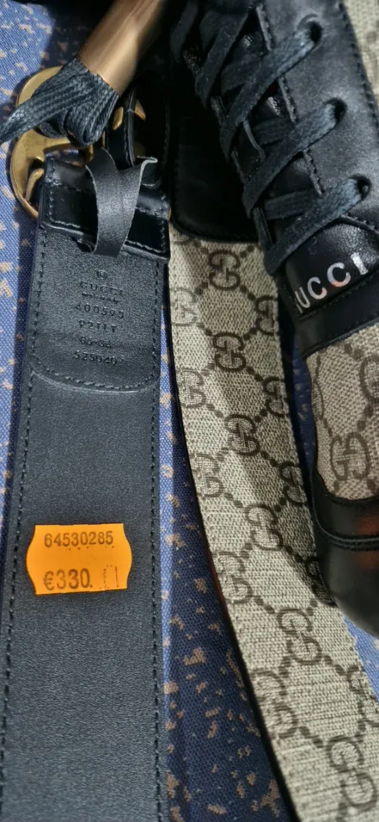 Sneakers + Cintura Gucci Canvas GG Monograma