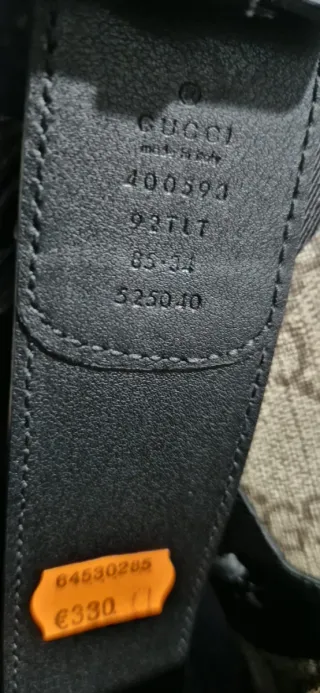 Zapatilla + Cinturón Gucci Canvas GG Monograma.