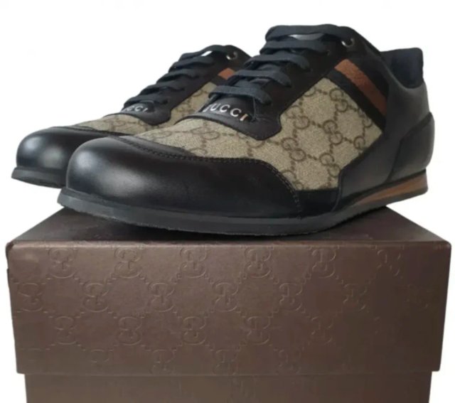 Zapatillas Deportivas Gucci Canvas GG Monograma.
