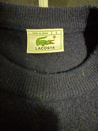 Jersey Lana Lacoste Azul