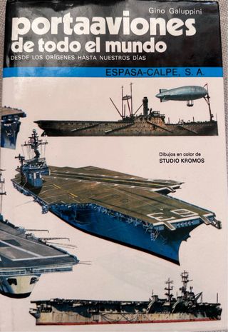 Lote 6 de libros de aviones, destructores, barcos