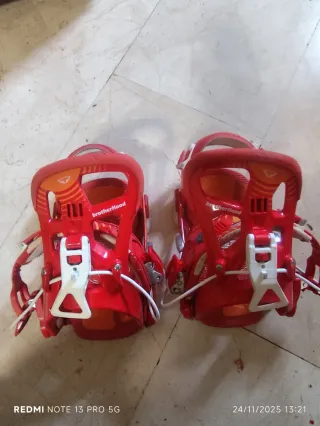 Fijaciones Snowboard SP Bindings Rojas