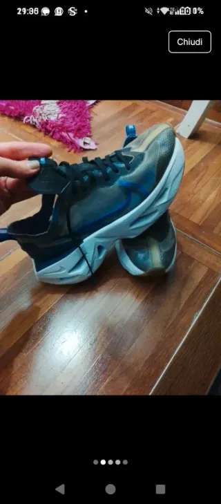 Scarpe Nike donna nere e blu