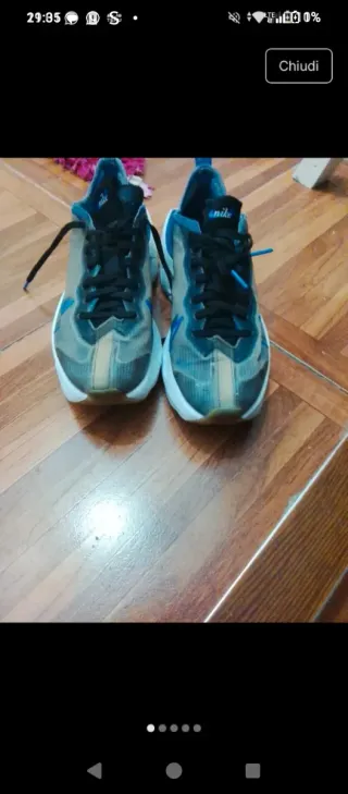 Scarpe Nike donna nere e blu