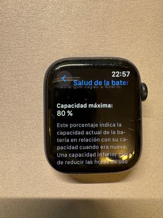 Apple Watch Series 7 45mm Negro/Azul Marino