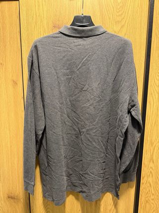 Polo Ralph Lauren Manga Larga Gris