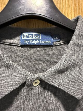 Polo Ralph Lauren Manga Larga Gris