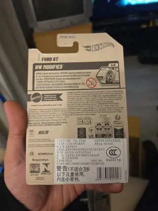 Hot Wheels Ford GT Blanco