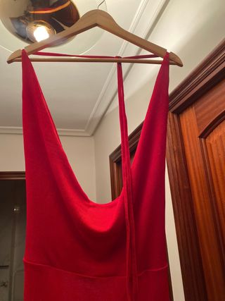 Vestido largo rojo fiesta/boda