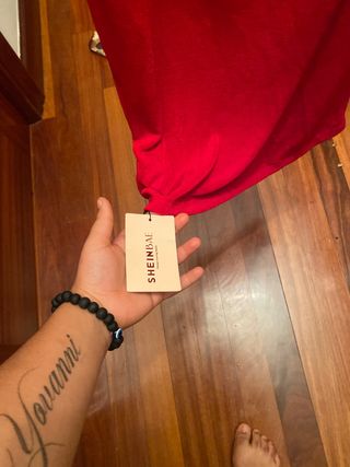 Vestido largo rojo fiesta/boda