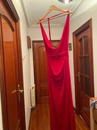 Vestido largo rojo fiesta/boda