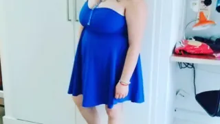 Vestido vuelo azul