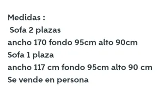Sofá 2 plazas y butaca piel negra azulado.