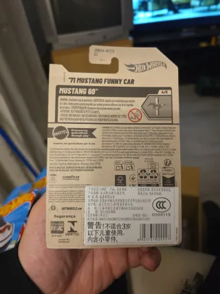 Hot Wheels '71 Mustang Funny Car Rojo