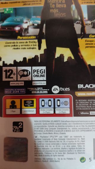 PSP Need For Speed Undercover