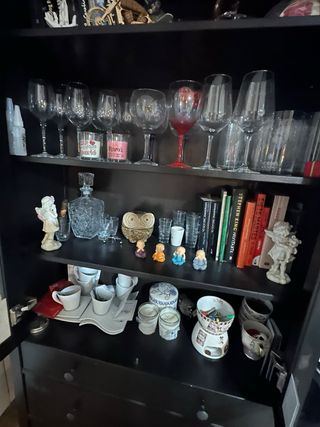 Vitrina Hermes Ikea Madera y Cristal