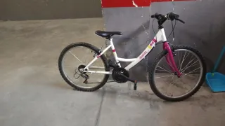 Bicicleta Denbike 24 Blanca y Rosa