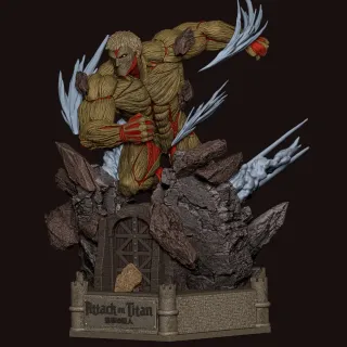 Figura Resina Titán Acorazado Reiner