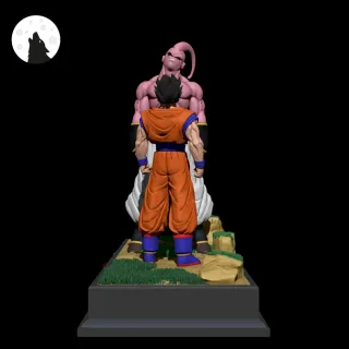 Figura Resina Diorama Gohan Super Buu