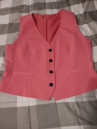 Chaleco rosa elegante