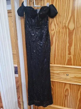 Vestido de fiesta lentejuelas Talla S
