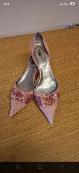 Zapatos de tacón ALTRE rosas De piel